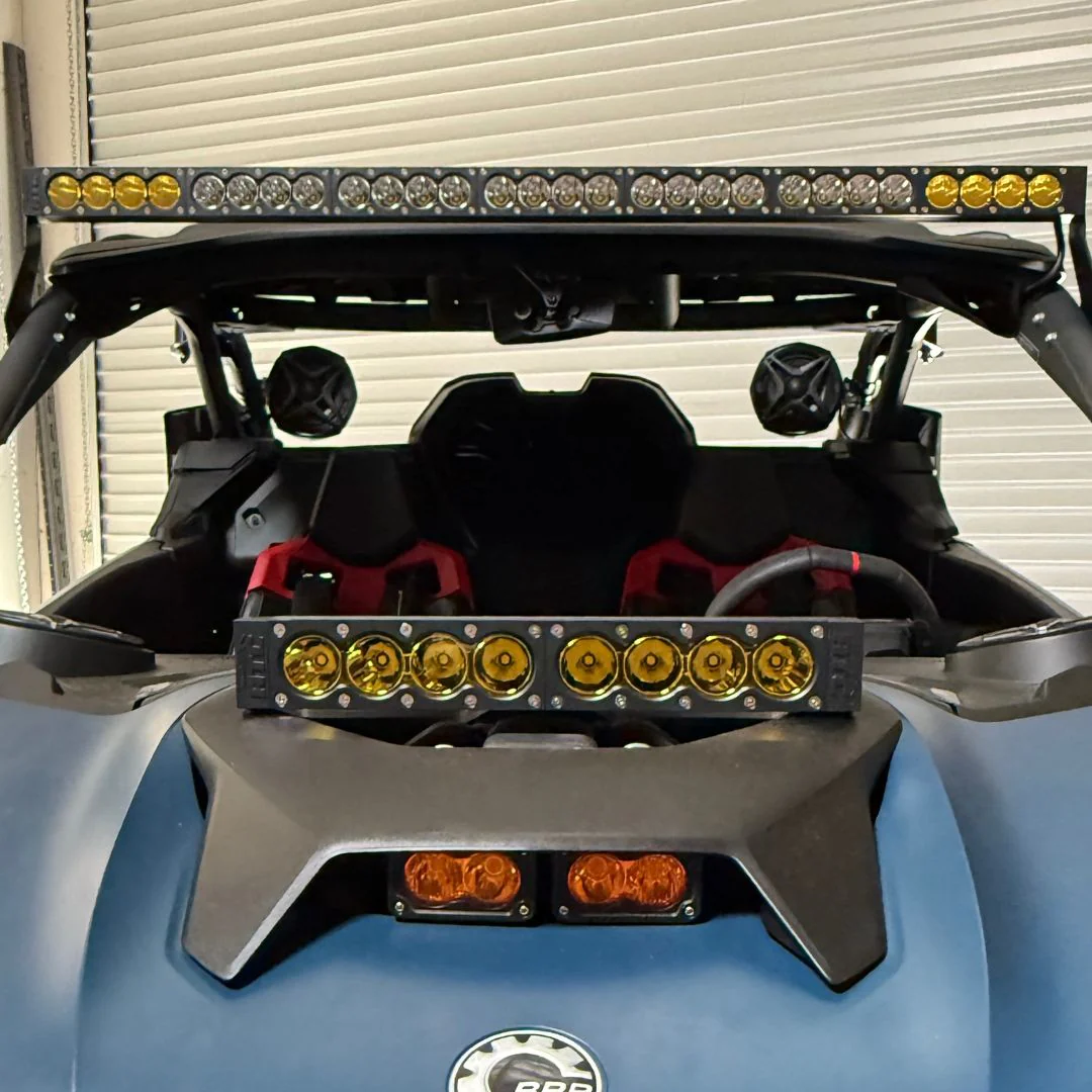 Can-Am Maverick R Shock Bracket for 15" COMP 4 LED Light Bar - Image 4