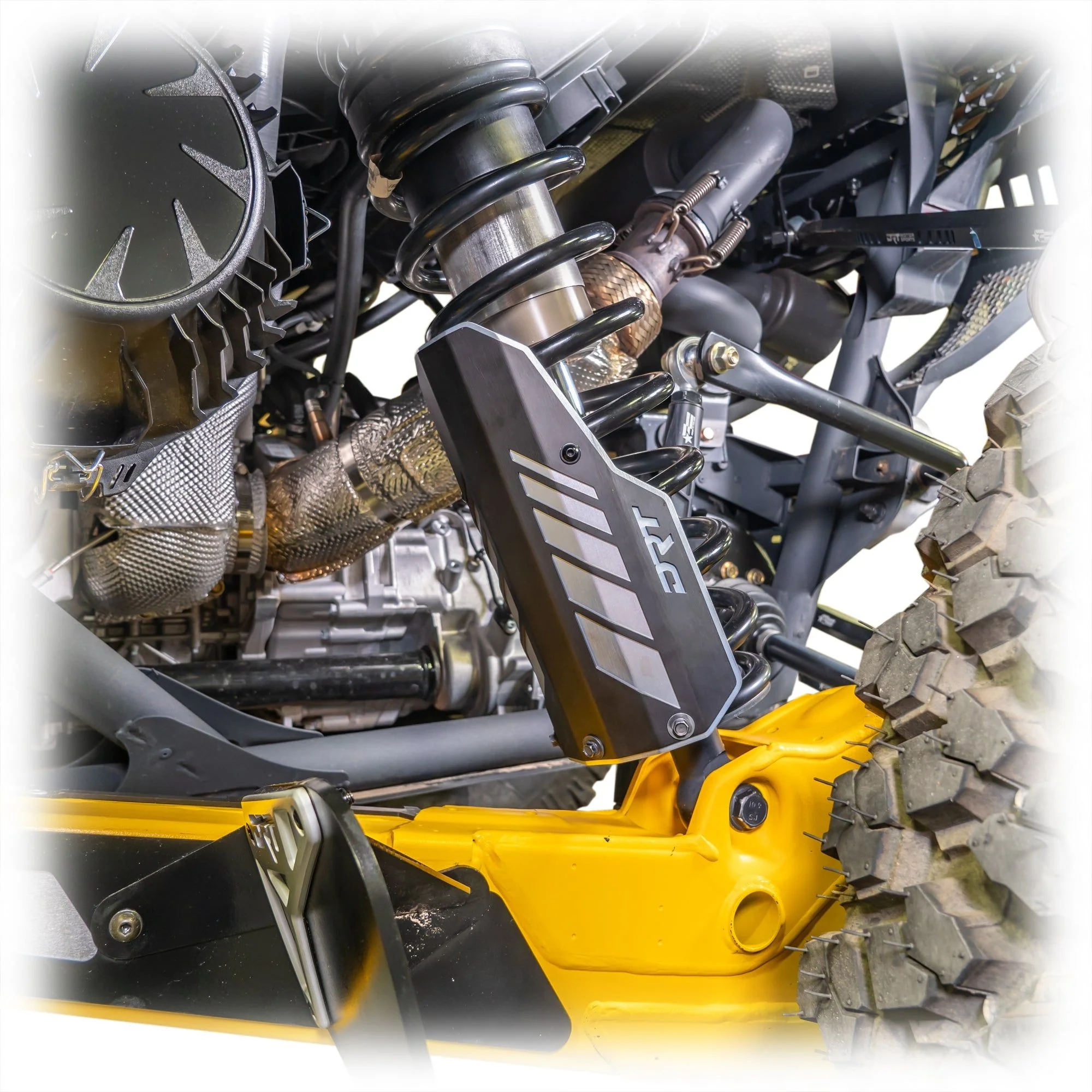 Can-Am Maverick R / X3 Rear Aluminum Shock Guards - Image 3