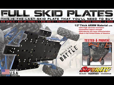 SuperATV Can-Am Maverick Trail Full Skid Plate - Image 4