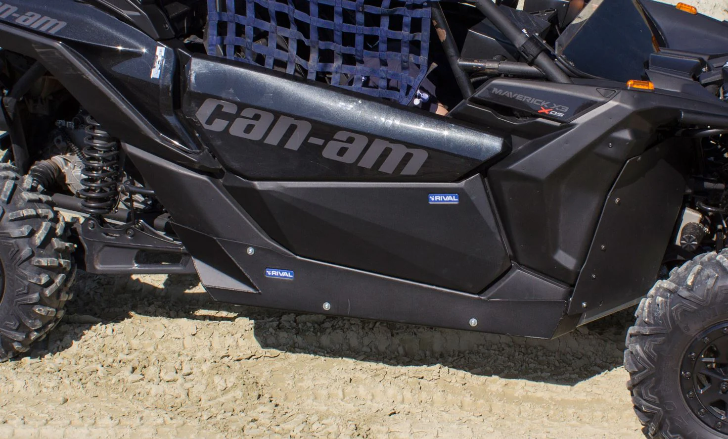 Can-Am Maverick X3 Alloy Rock Sliders by Rival Powersports - Image 2