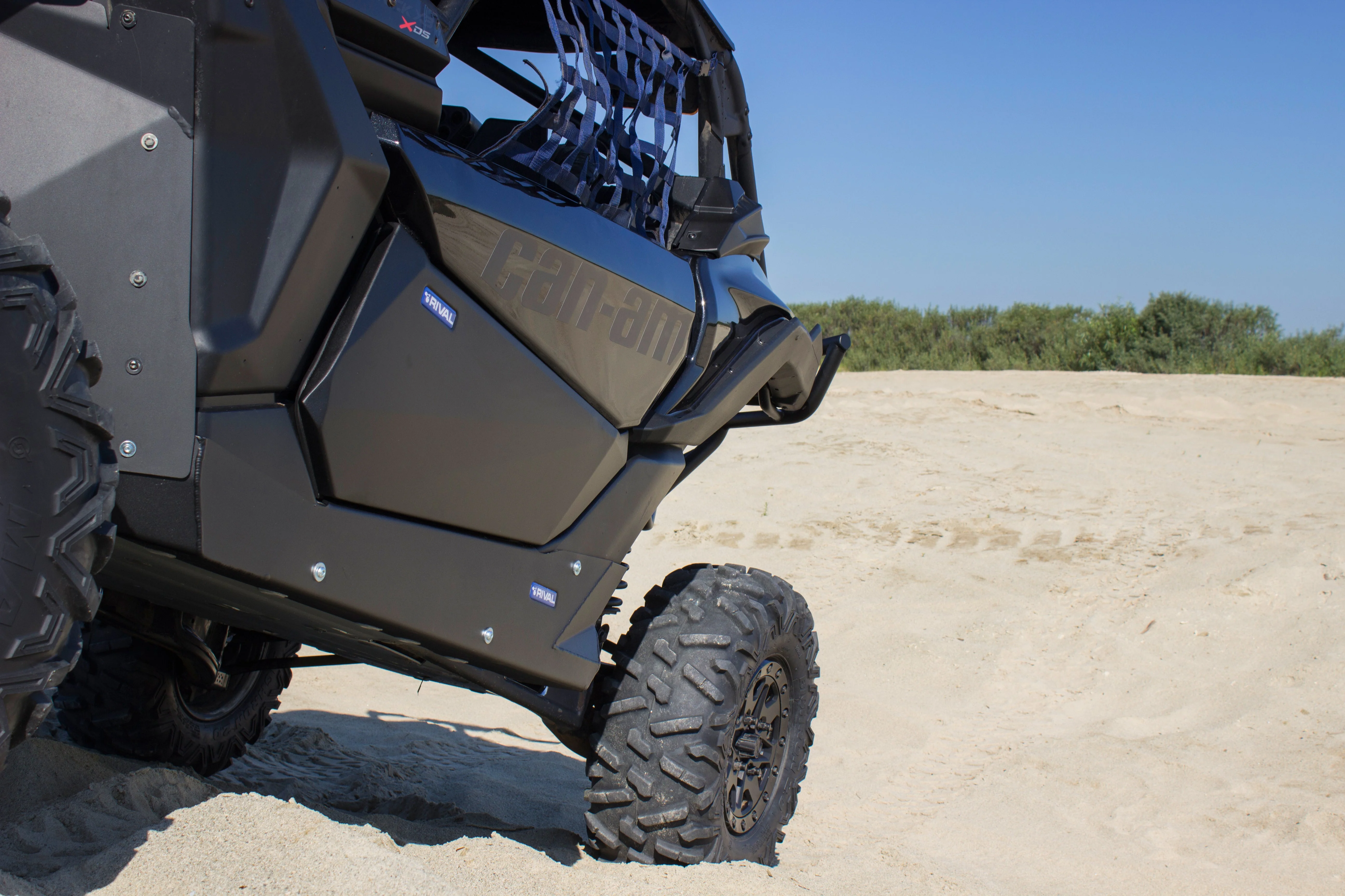 Can-Am Maverick X3 Alloy Rock Sliders by Rival Powersports - Image 3