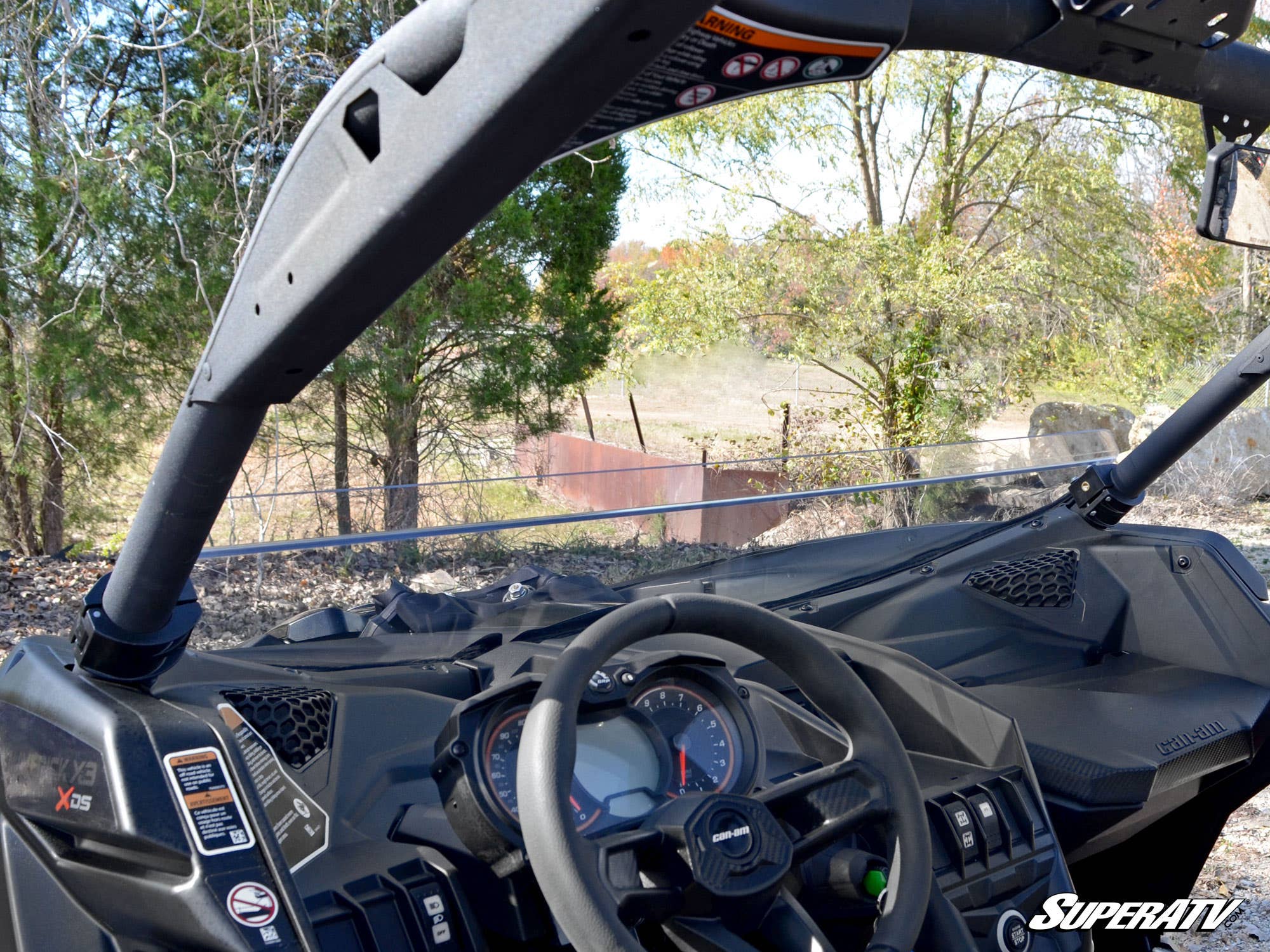 SuperATV Can-Am Maverick X3 Half Windshield - Image 6