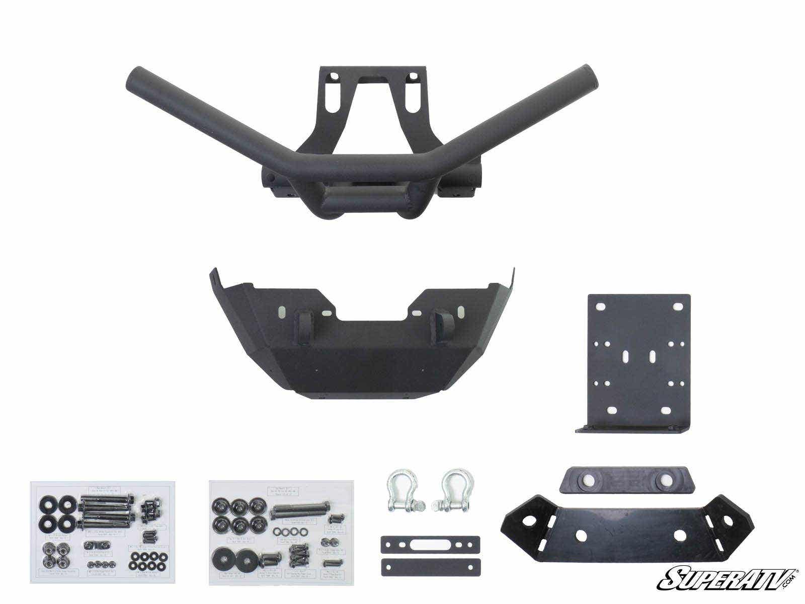 SuperATV Can-Am Maverick X3 Winch Ready Front Bumper - Image 3