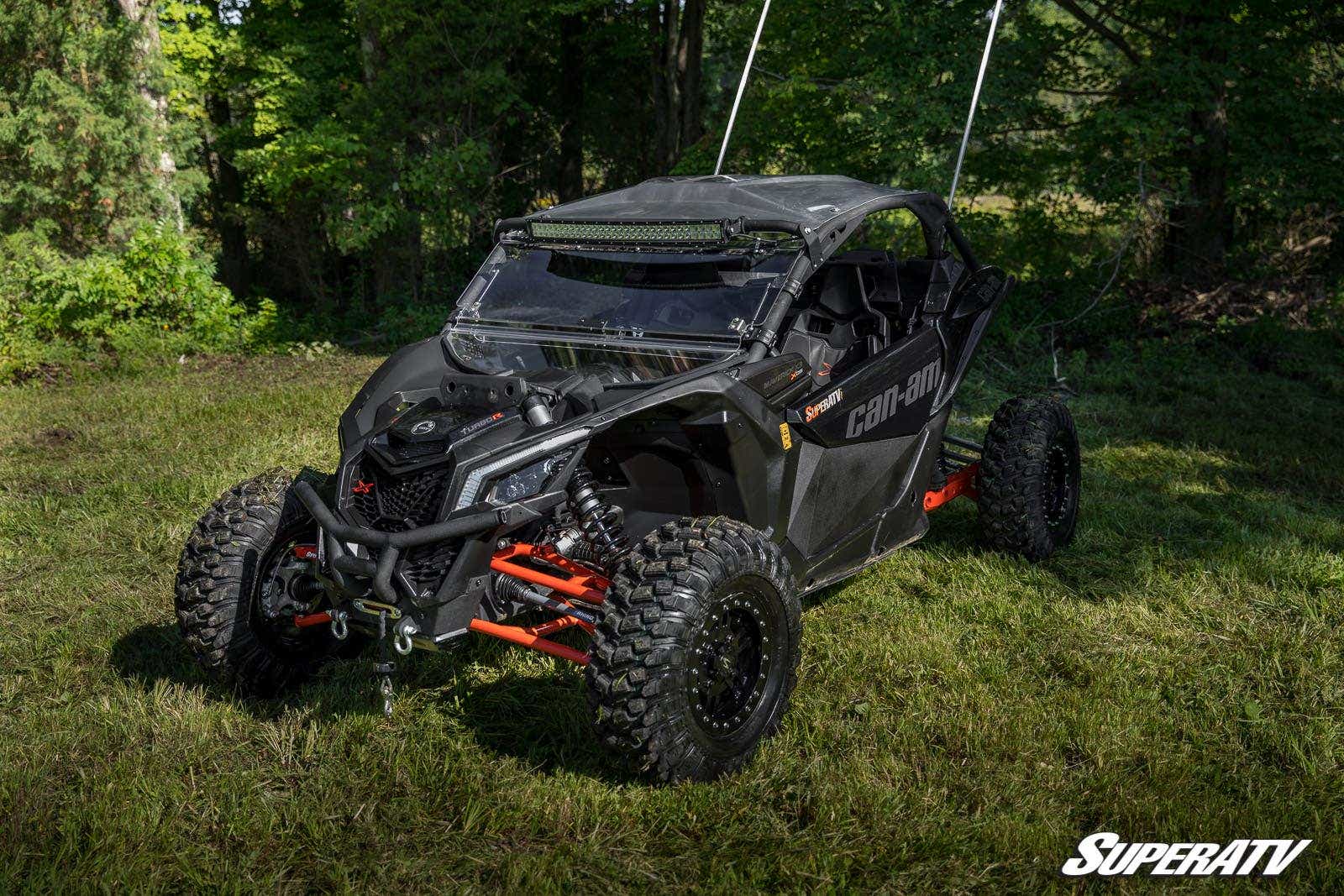 SuperATV Can-Am Maverick X3 Winch Ready Front Bumper - Image 4