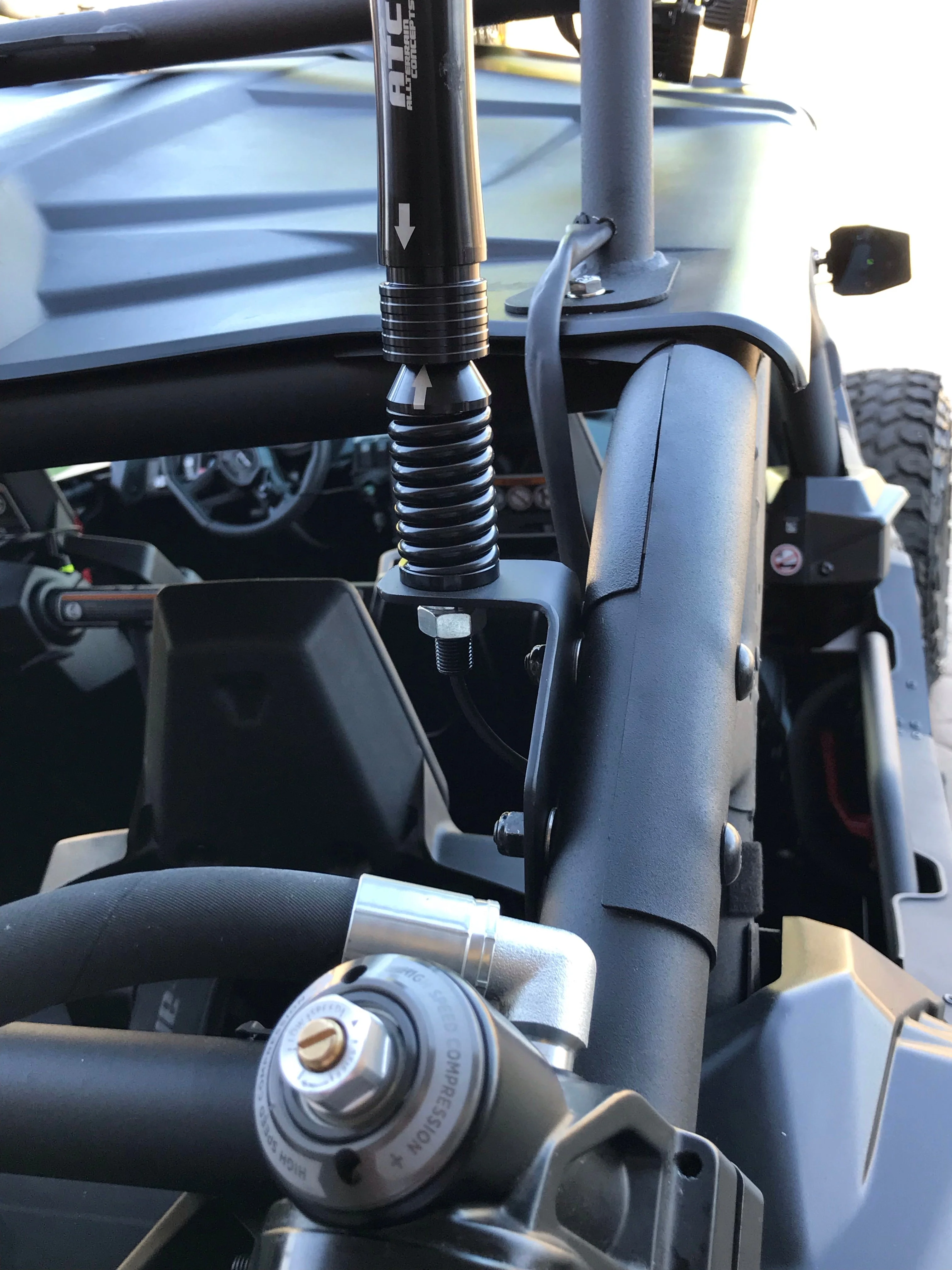 Can-Am Whip Mount & Antenna Mount - Durable Steel + Easy Installation (Universal) - Image 2