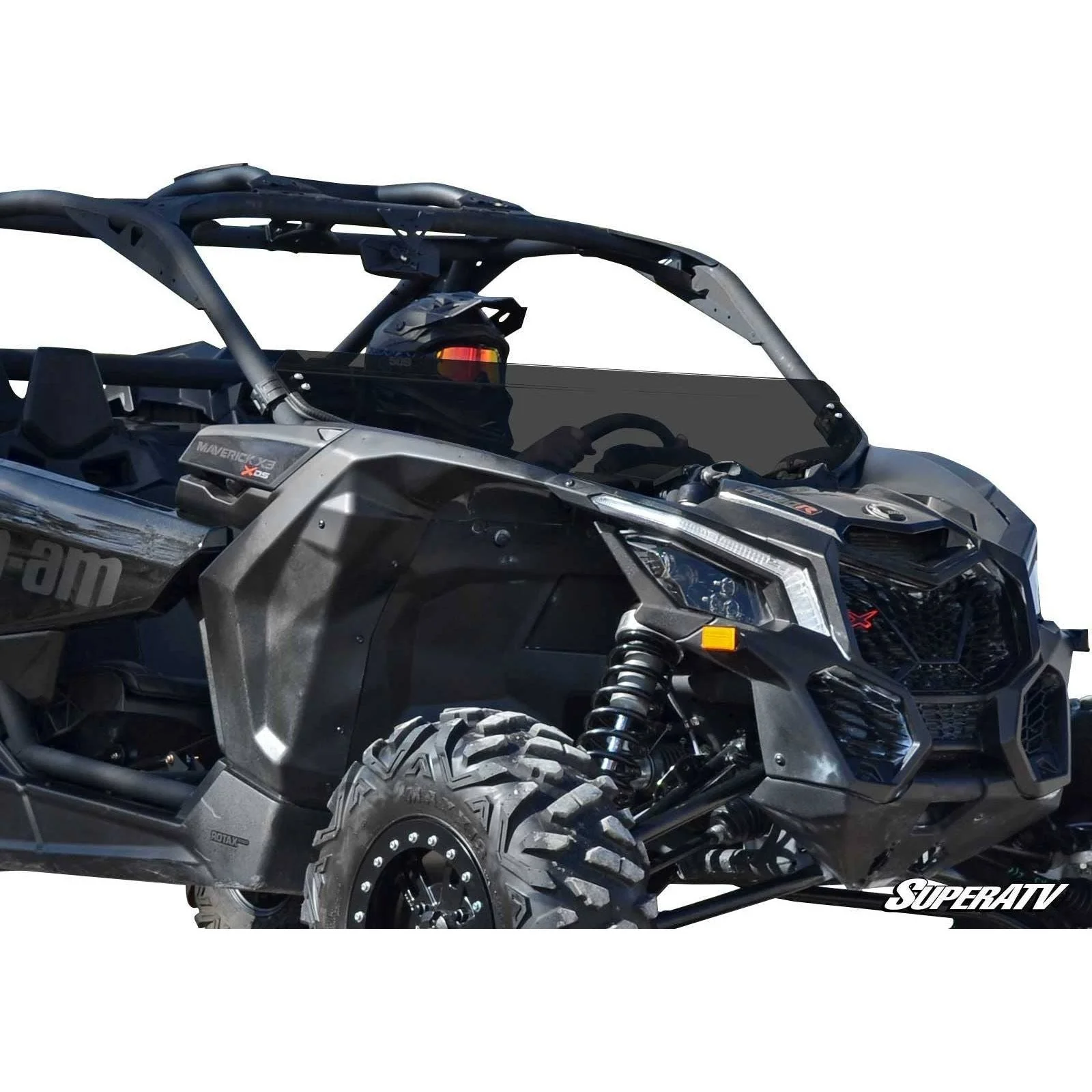 Can Am X3 Half Windshield - Superior Debris Protection + Easy Installation (2022+) - Image 2