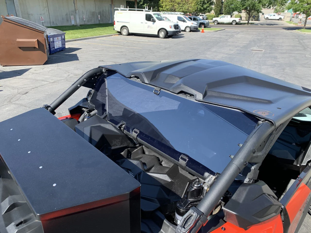 Can-Am Maverick X3 Tinted Rear Window - Impact-Resistant + Easy Install (2018-2025) - Image 4