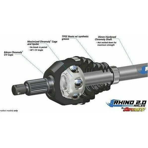 Can Am X3 Rhino 2.0 Heavy Duty Axle - Image 3