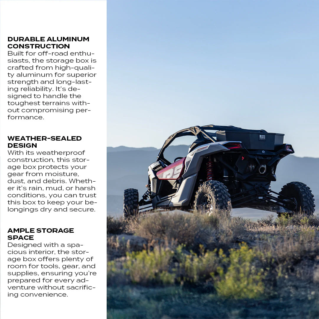 Can-Am X3 Storage Box - Durable Weatherproof Storage + Easy Installation (2017+) - Image 3
