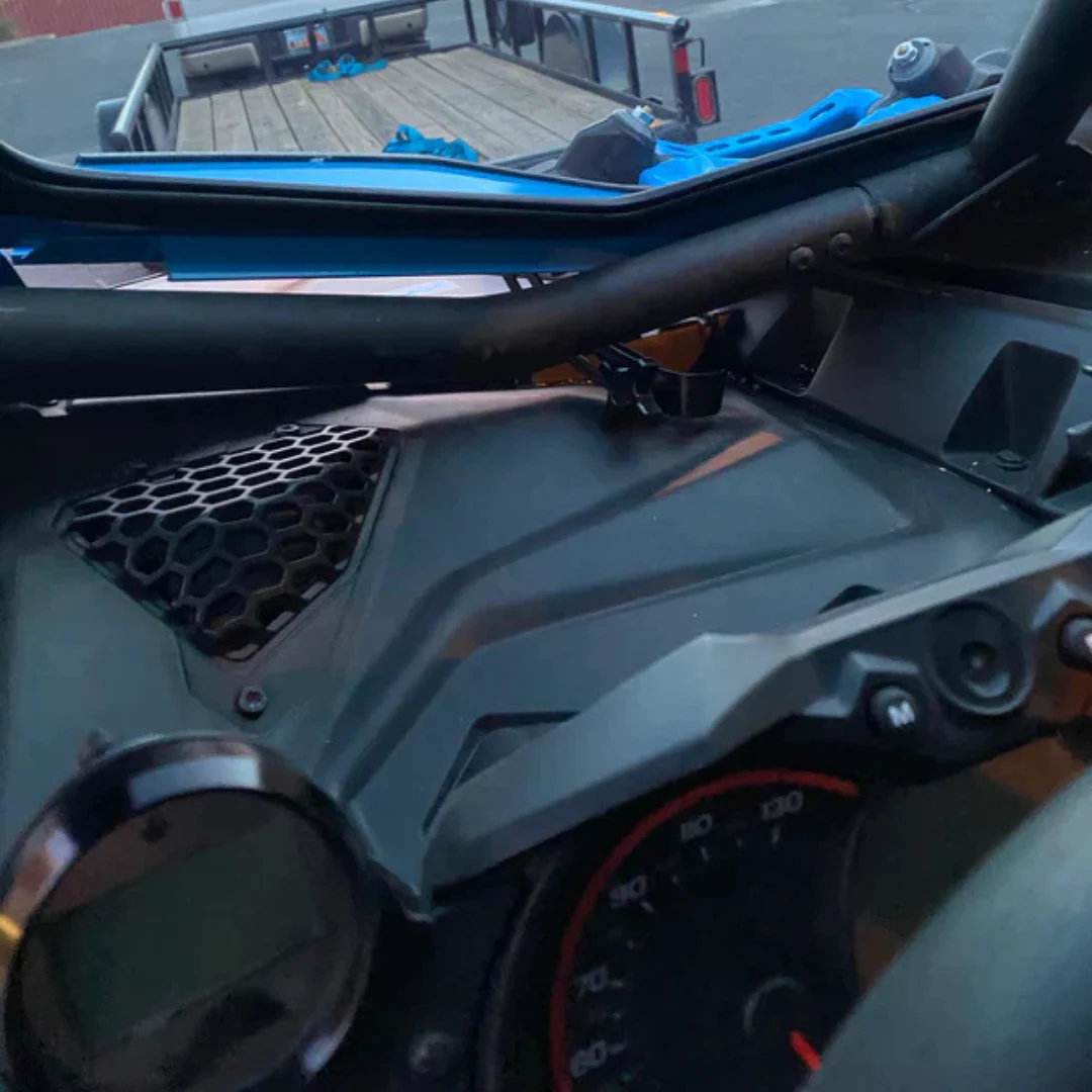 Dirt Warrior Can-Am Maverick X3 RC 2018+ Full Glass Windshield with Vents | DOT Safety Glass & Aluminum Frame - Image 5