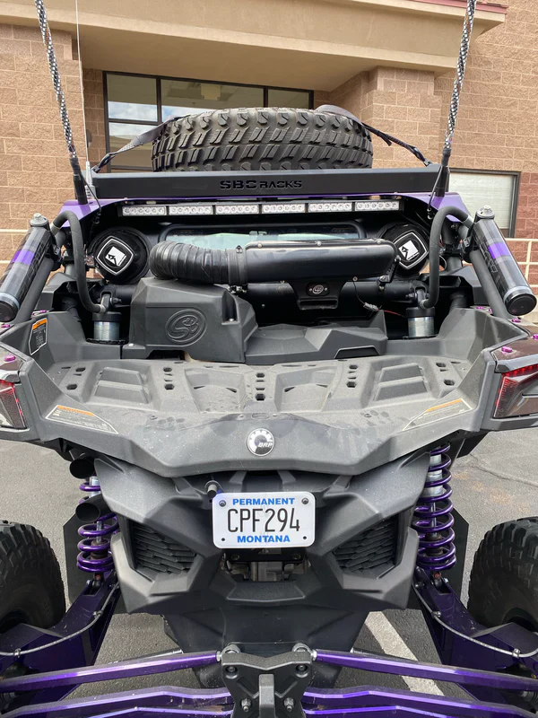 Can-Am X3 Rear Windshield - Speaker Cutouts | R1 Industries - Image 3