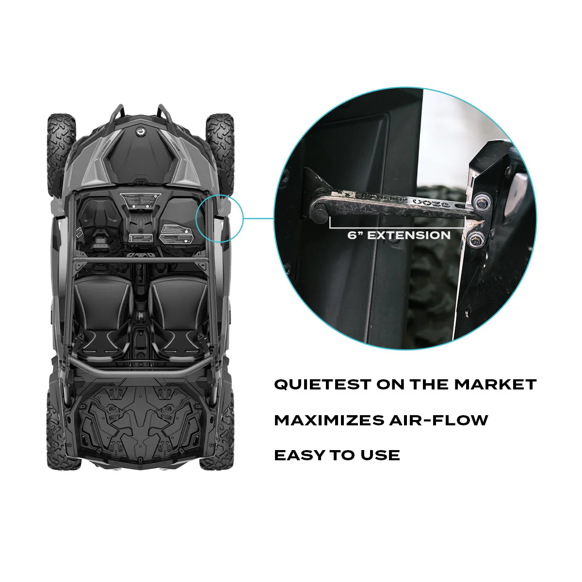 Fusion Fiber Aero Latch - Maximize Airflow + Keep Cool (2022+) - Image 4