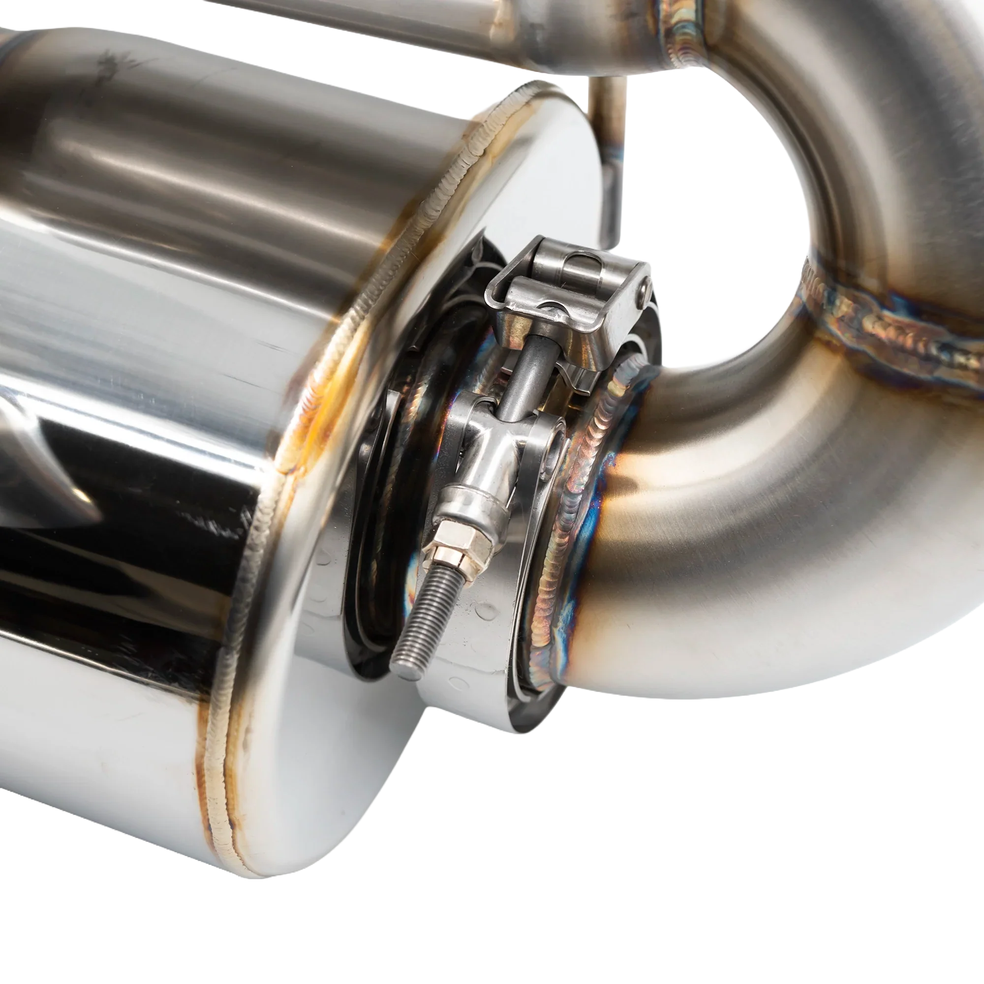Bikeman Performance Center Exit Slip-On Exhaust with Dual 3.0" Tip for Polaris Pro R - Image 2