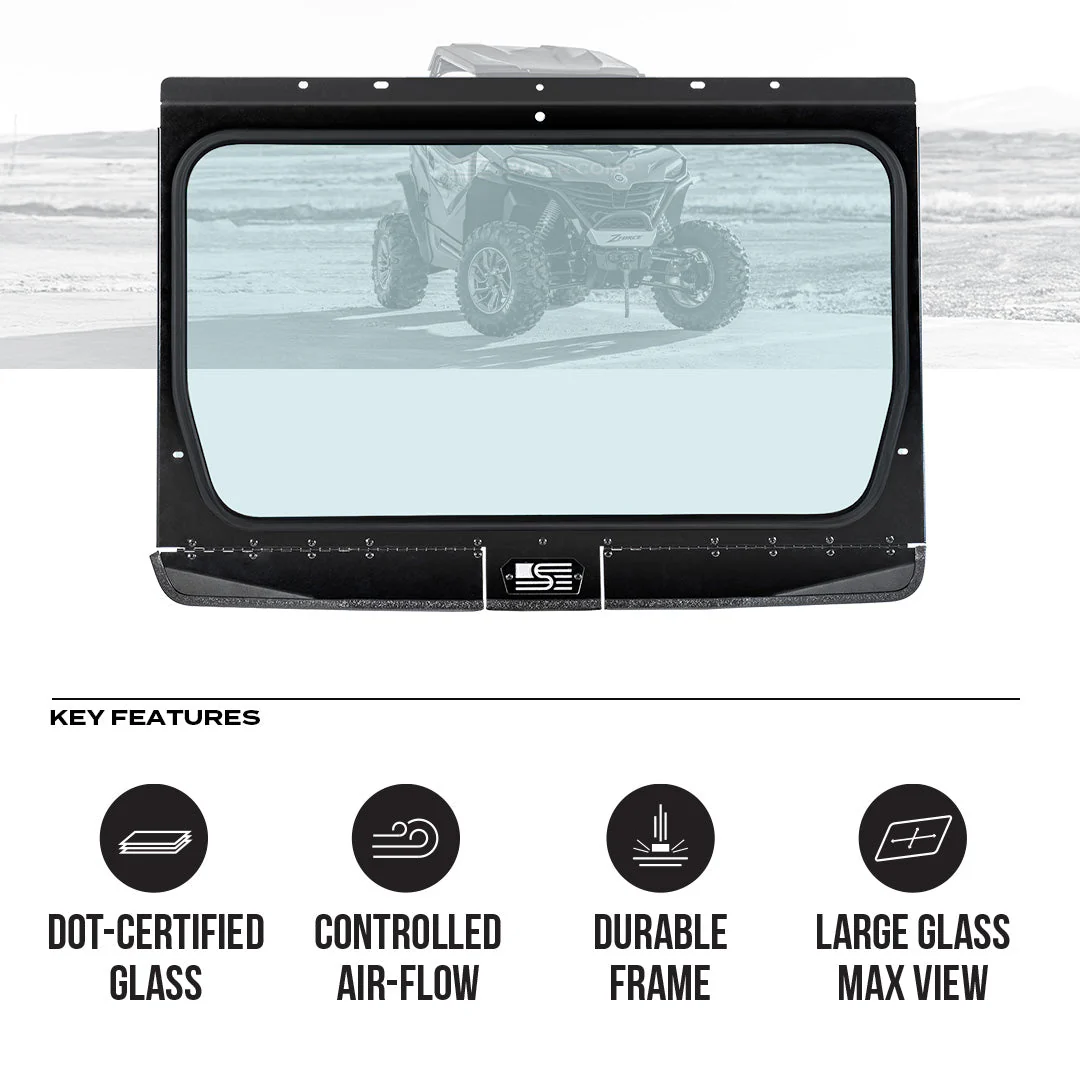 CF Moto 950 Sport Front Windshield - Image 2