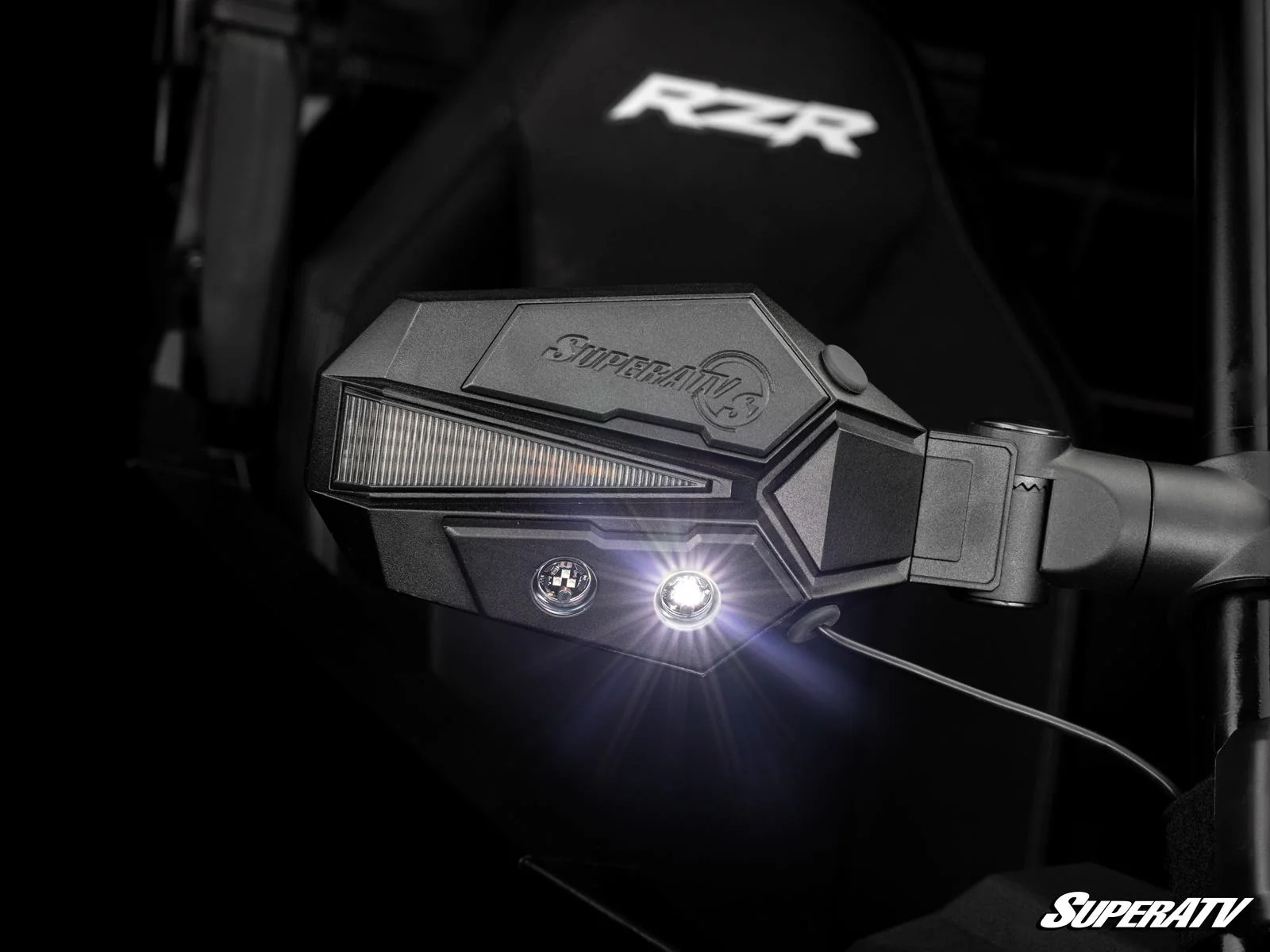 SuperATV CFMOTO Lighted Side-View Mirrors - Image 3