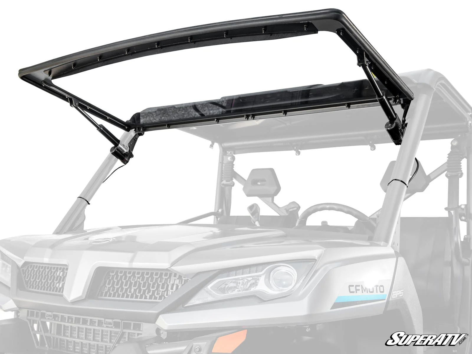 SuperATV CFMOTO UForce 1000 MaxDrive Power Flip Windshield