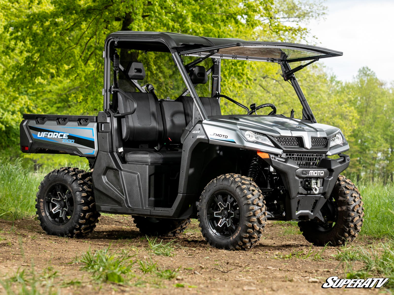 SuperATV CFMOTO UForce 1000 MaxDrive Power Flip Windshield - Image 7