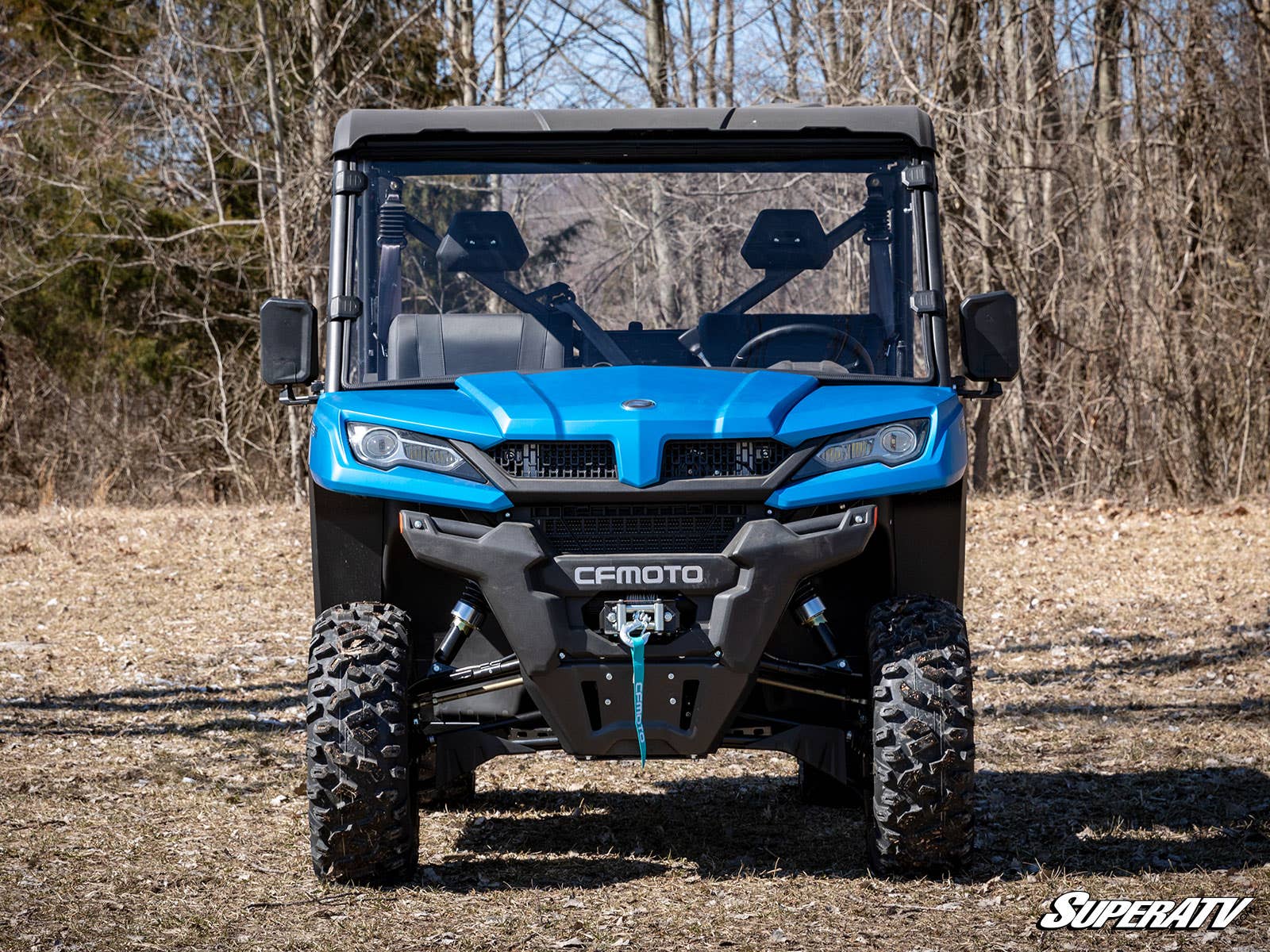 SuperATV CFMOTO UForce 1000 Scratch Resistant Full Windshield - Image 4