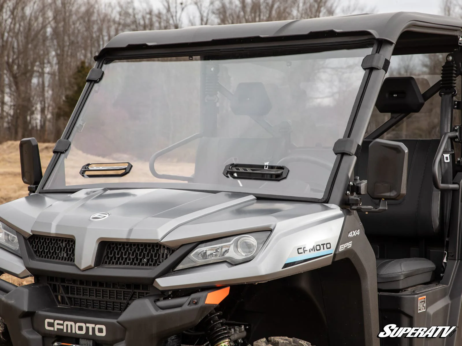 SuperATV CFMOTO UForce 1000 Vented Full Windshield - Image 5