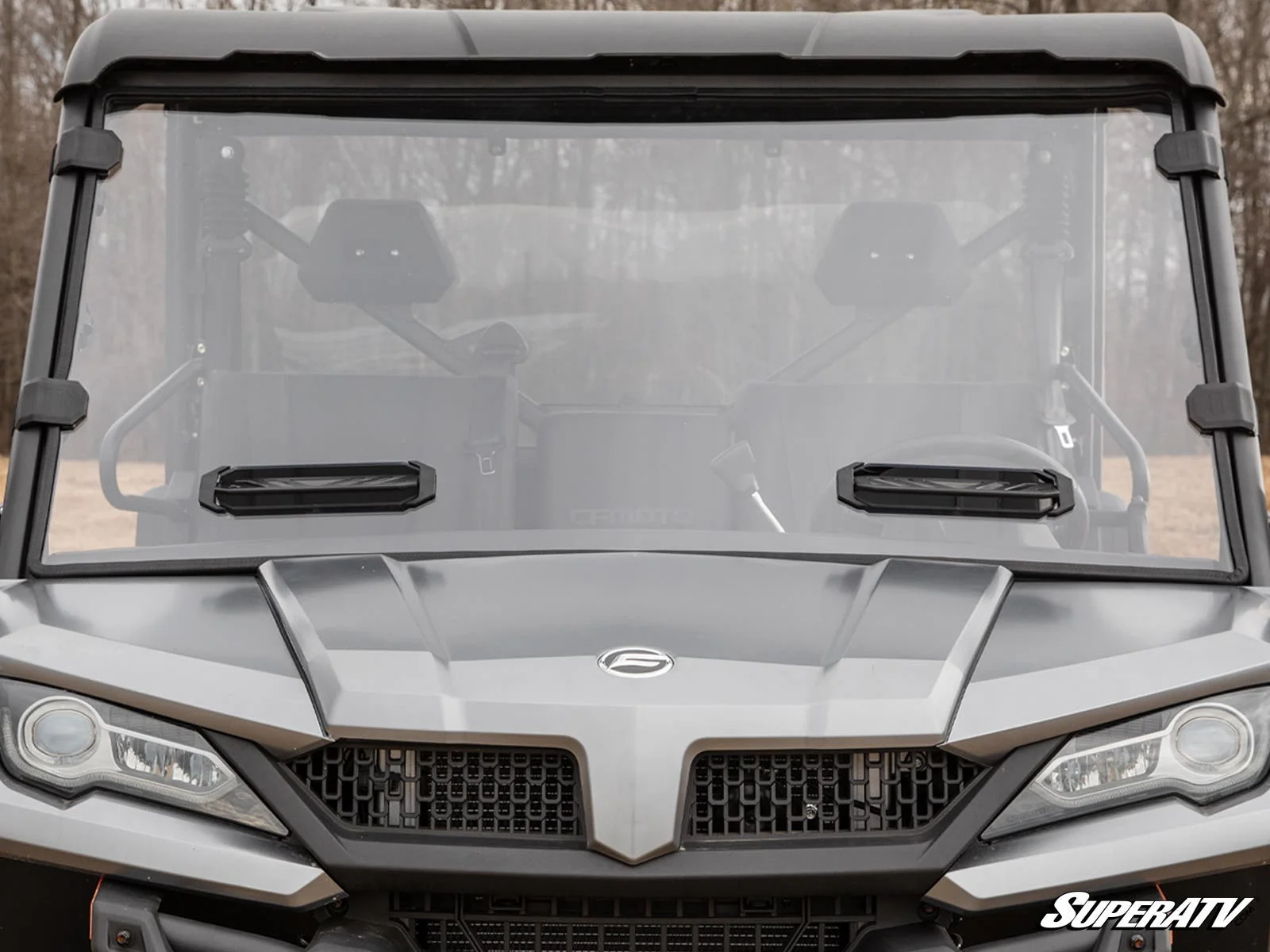 SuperATV CFMOTO UForce 1000 Vented Full Windshield - Image 6