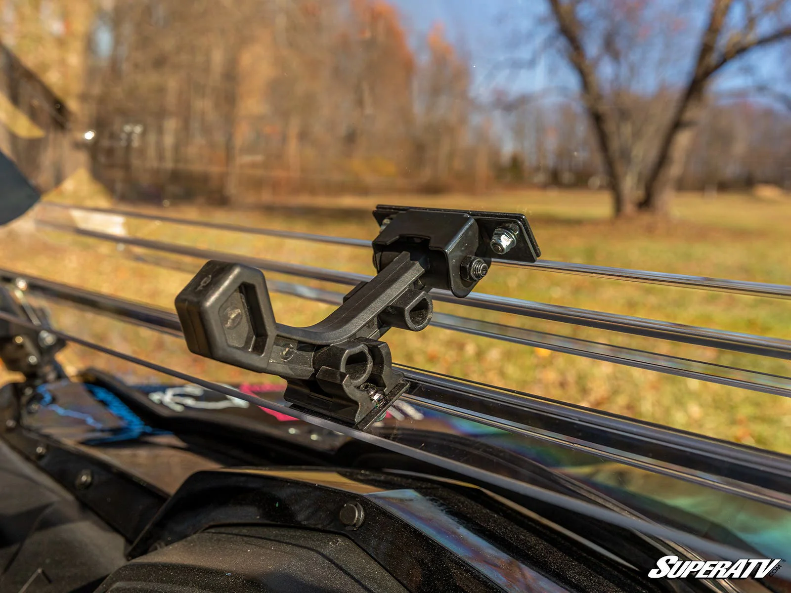 SuperATV CFMOTO UForce 500 Scratch-Resistant Flip Windshield - Image 5