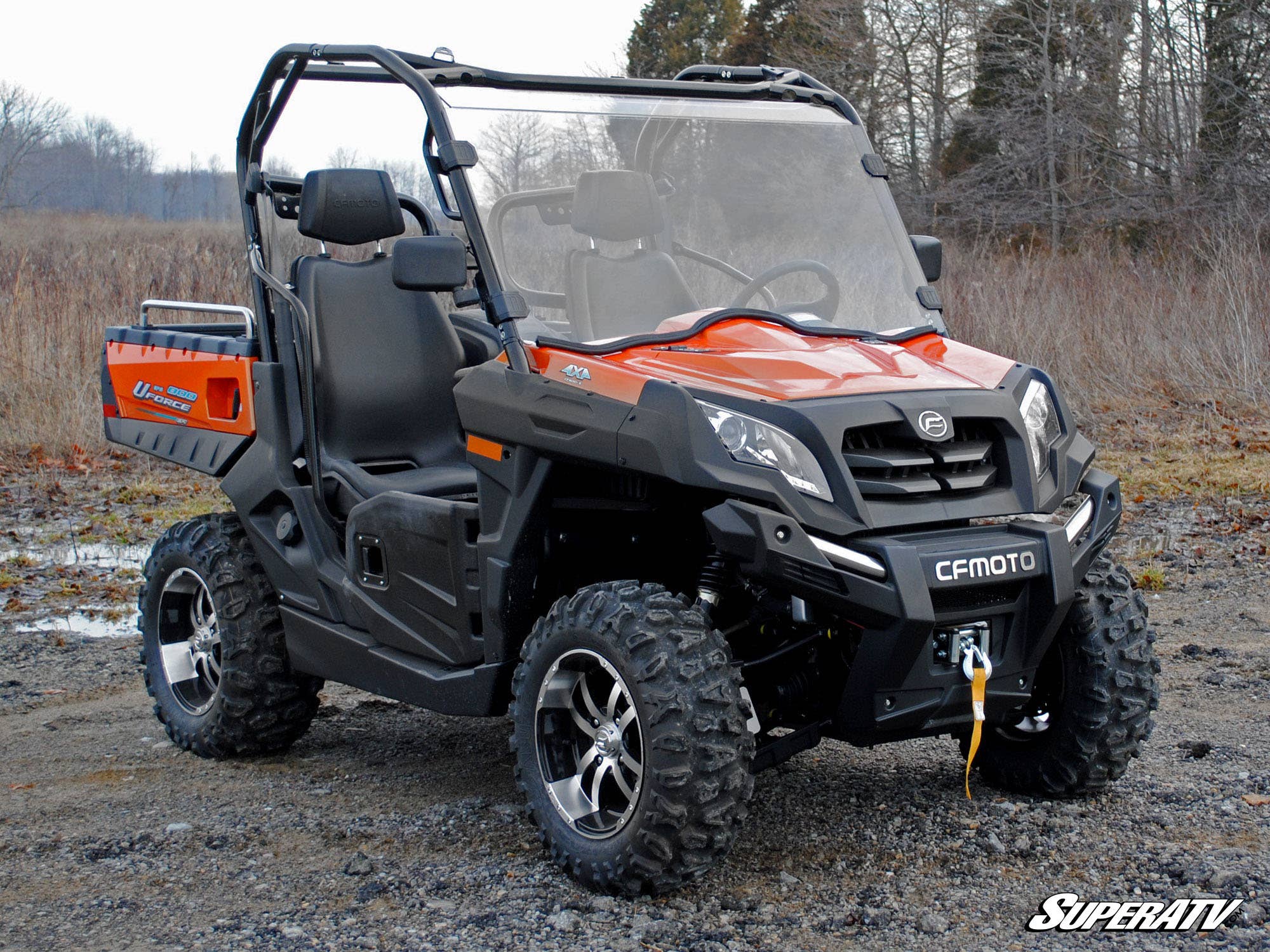 SuperATV CFMOTO UForce 800 WindshieldScratch-Resistant - Image 3