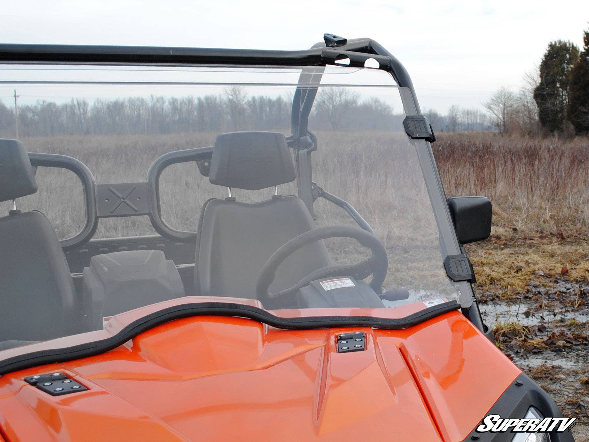 SuperATV CFMOTO UForce 800 WindshieldScratch-Resistant - Image 5