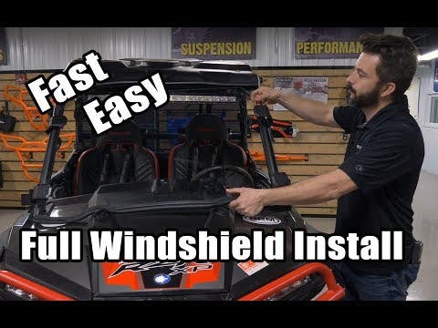 SuperATV CFMOTO UForce 800 WindshieldScratch-Resistant - Image 9