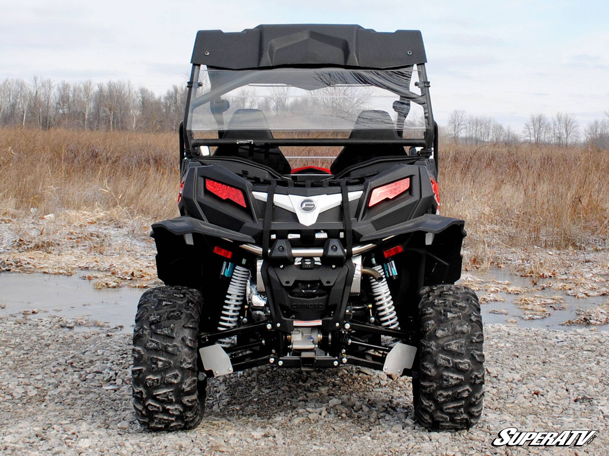 SuperATV CFMOTO ZForce 1000 Rear Windshield - Image 2