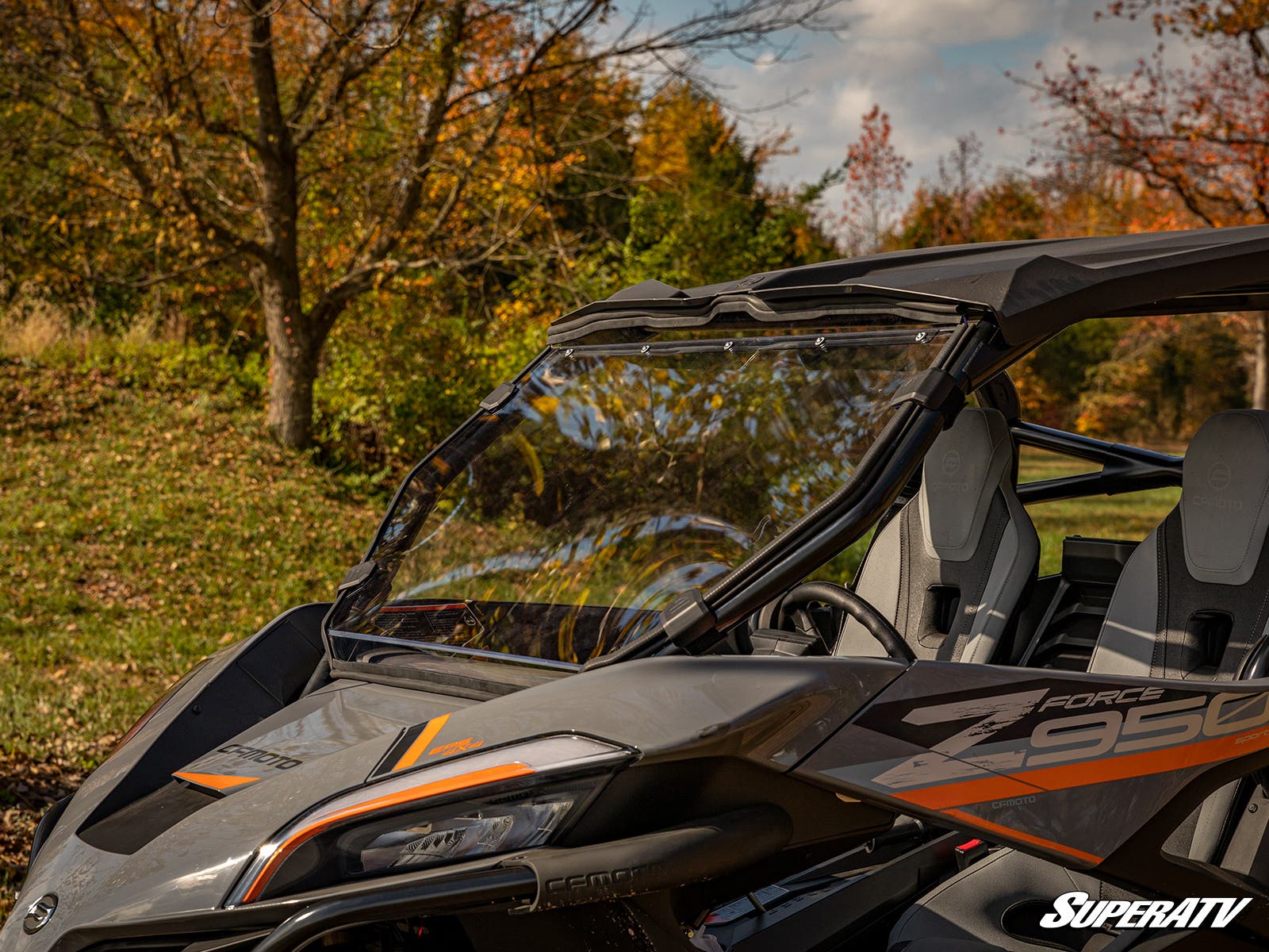 SuperATV CFMOTO ZForce 950 Full Windshield - Image 6