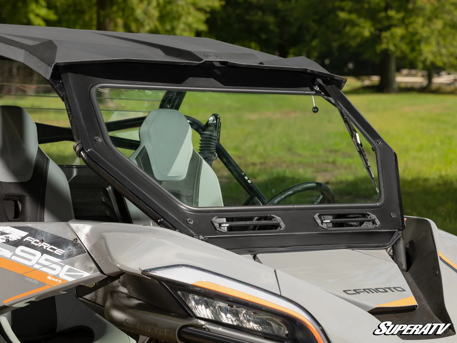 SuperATV CFMOTO ZForce 950 Glass Windshield - Image 4