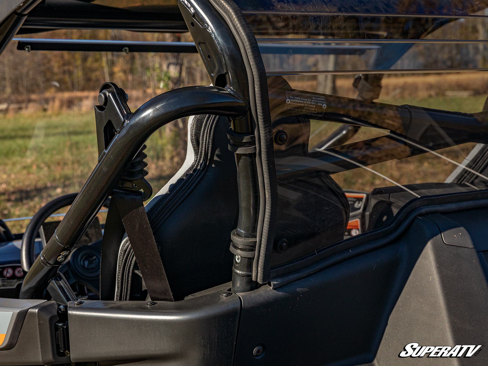SuperATV CFMOTO ZForce 950 Rear Windshield - Image 2