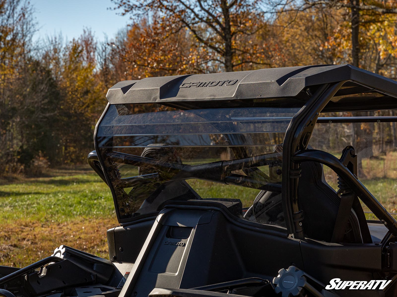 SuperATV CFMOTO ZForce 950 Rear Windshield - Image 3