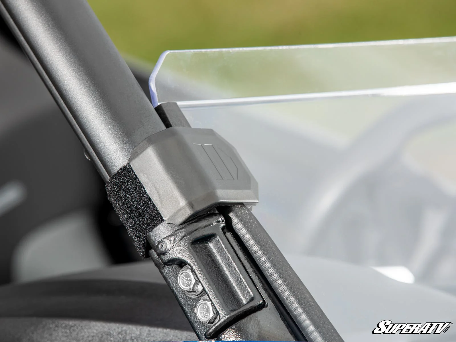 SuperATV CFMOTO ZForce 950 Trail Scratch-Resistant Half Windshield - Image 6