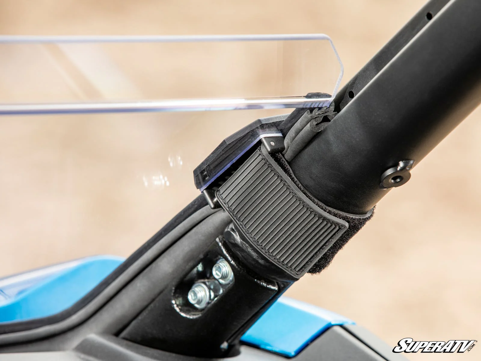 SuperATV CFMOTO ZForce 950 Trail Scratch-Resistant Half Windshield - Image 7