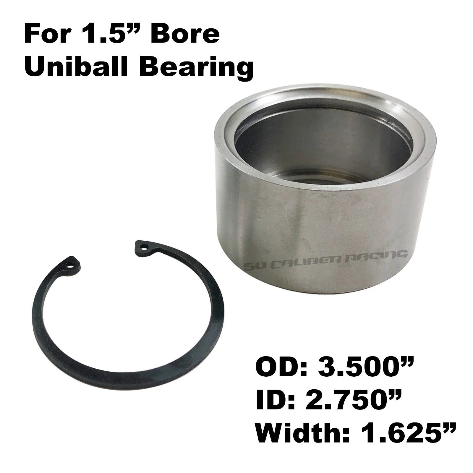 Chromoly Uniball Cups with Snap Ring - Image 5