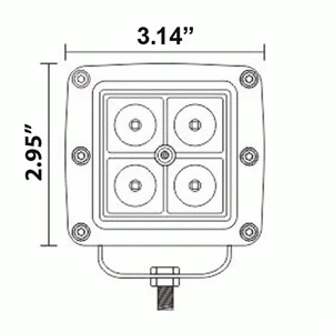 Cube Flood Light - 900 Lumens + 90° Flood Pattern (2023) - Image 3