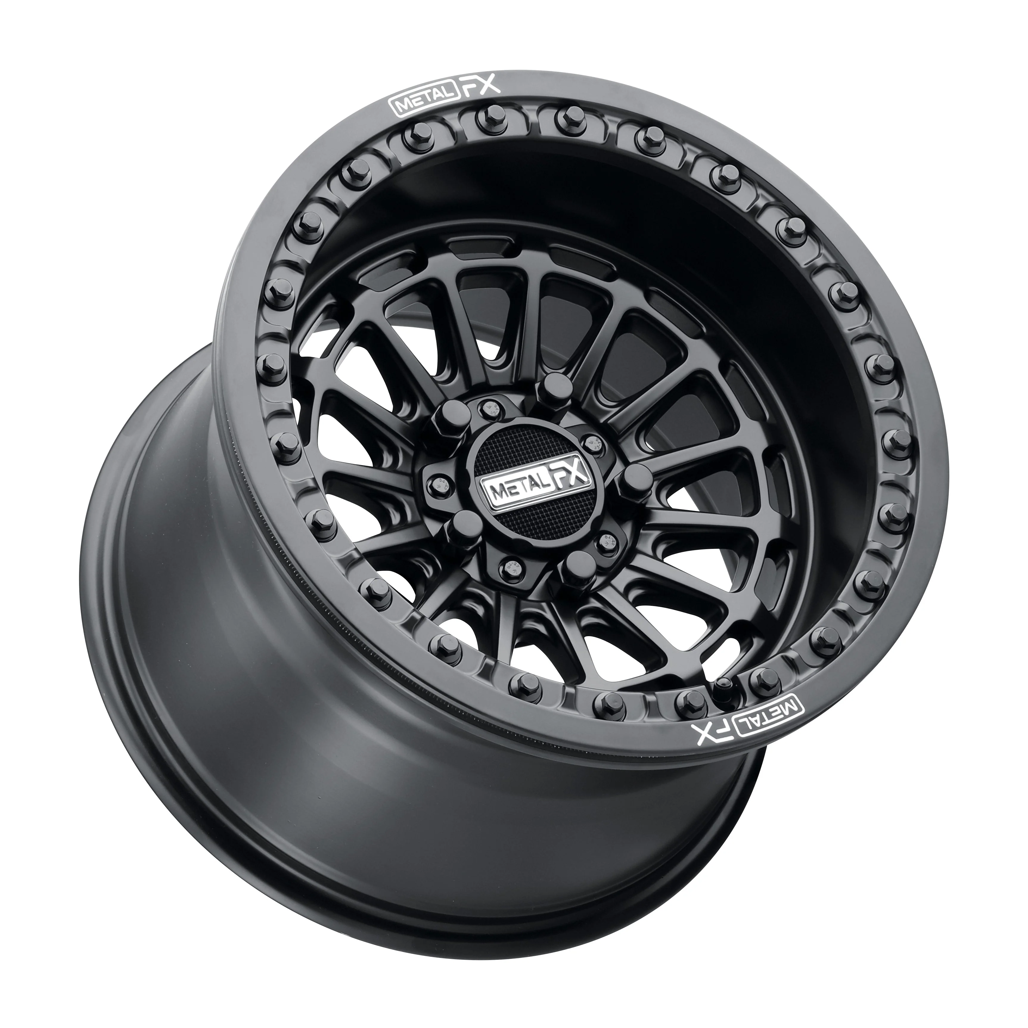 Metal FX Offroad Delta R Beadlock UTV Wheel - Satin Black - Image 4