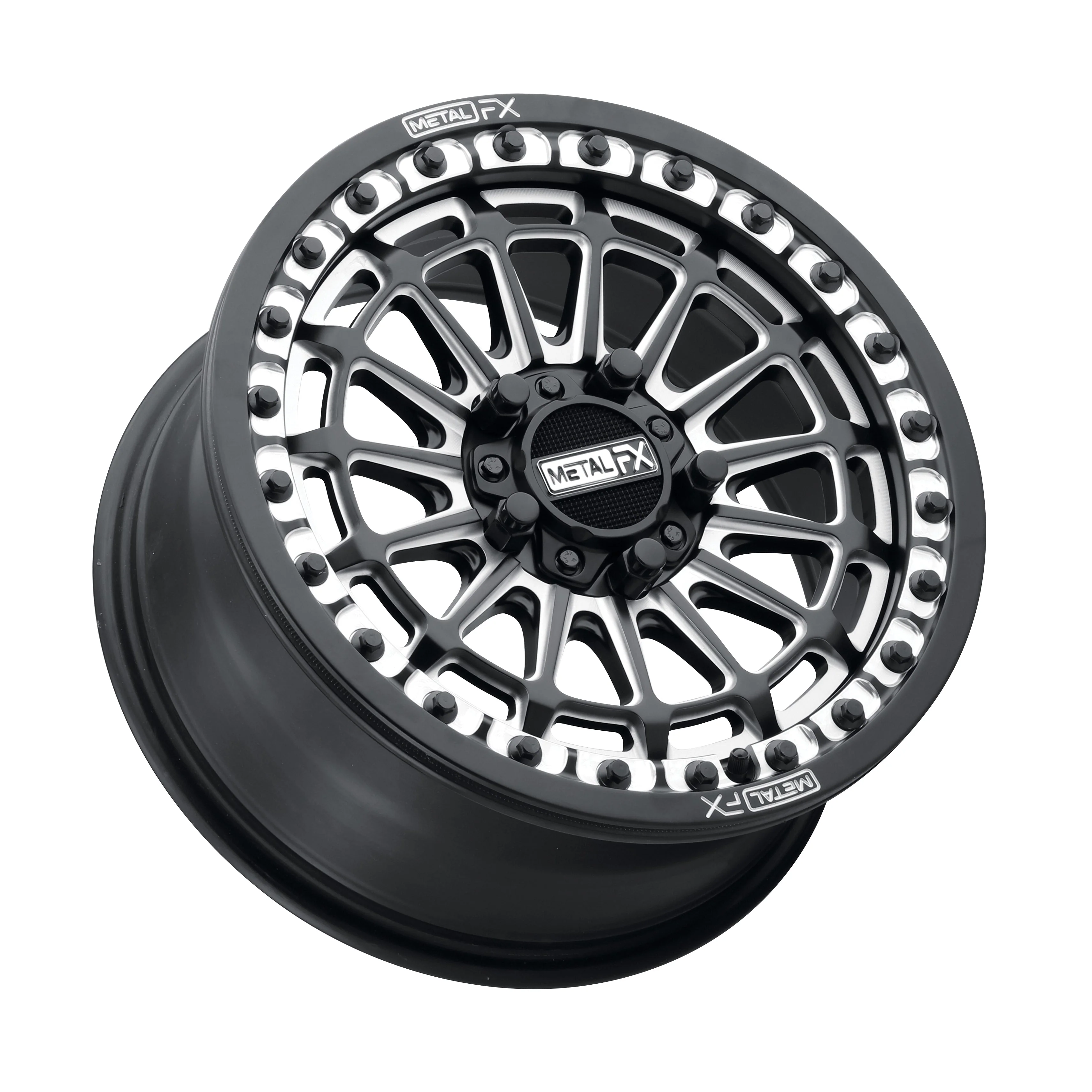 Delta R Beadlock Wheel - Satin Black Contrast Cut (14") - Image 3