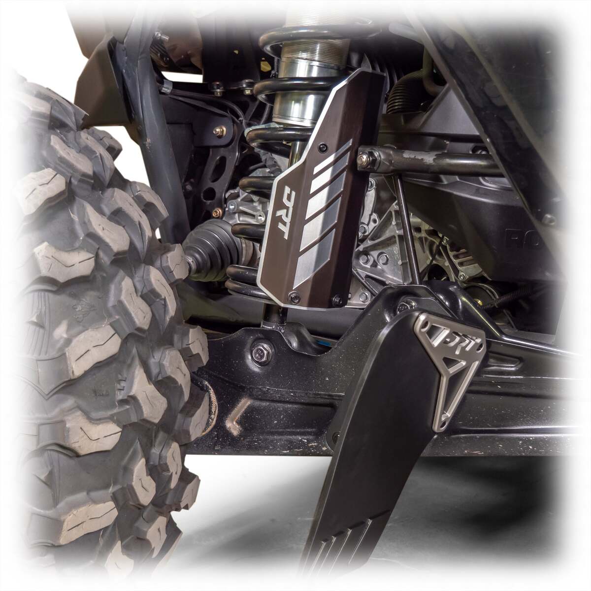 DRT '17+ Can-Am Maverick X3/R Rear Aluminum Shock Guards - Image 8
