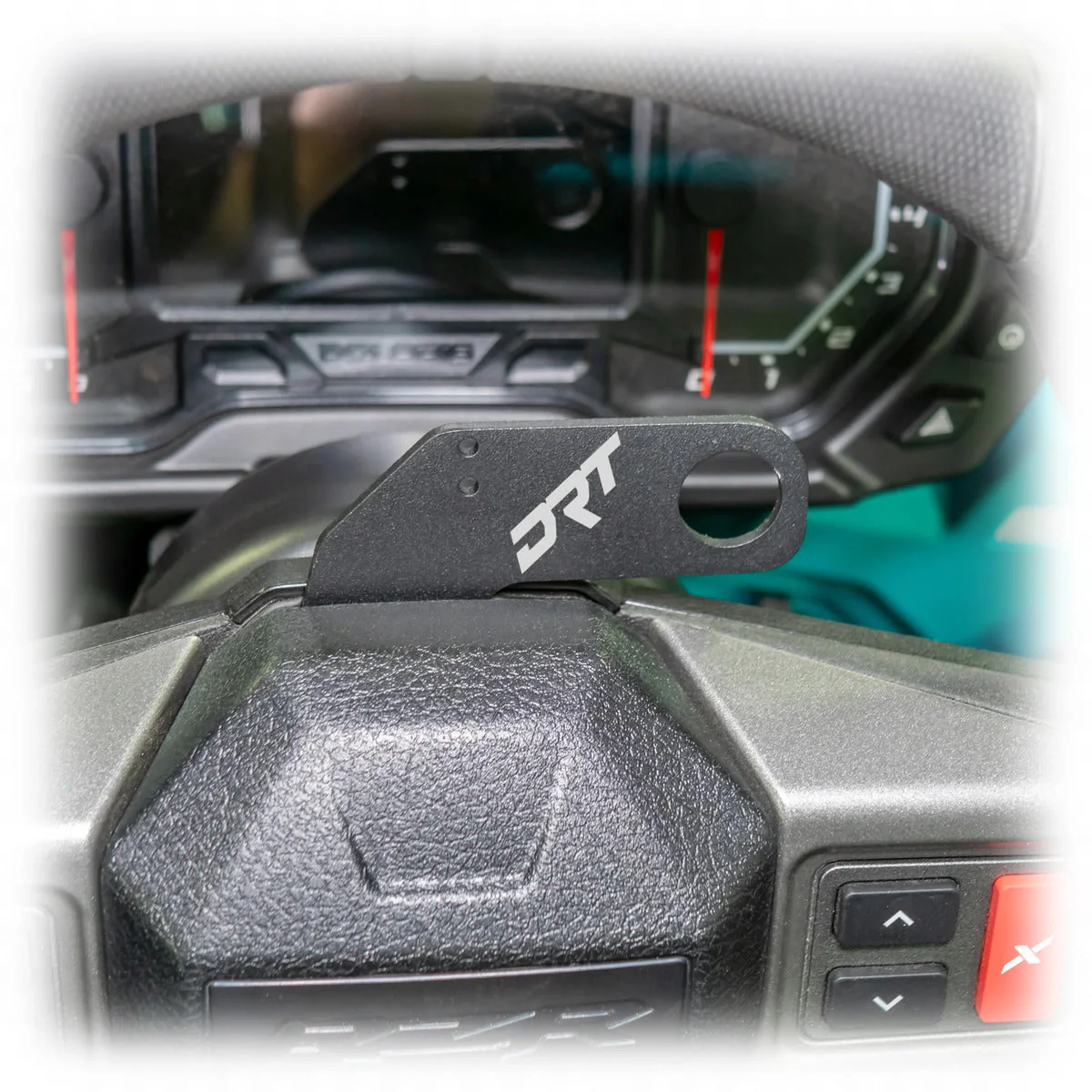 DRT '20+ Polaris RZR Pro R/Turbo R Steering Wheel Single Push-To-Talk Plate - Image 4