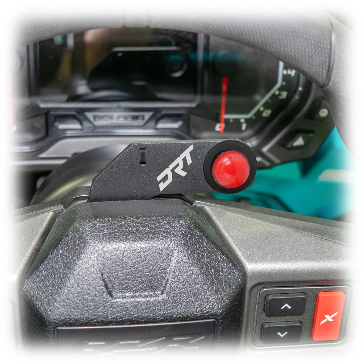 DRT '20+ Polaris RZR Pro R/Turbo R Steering Wheel Single Push-To-Talk Plate - Image 7