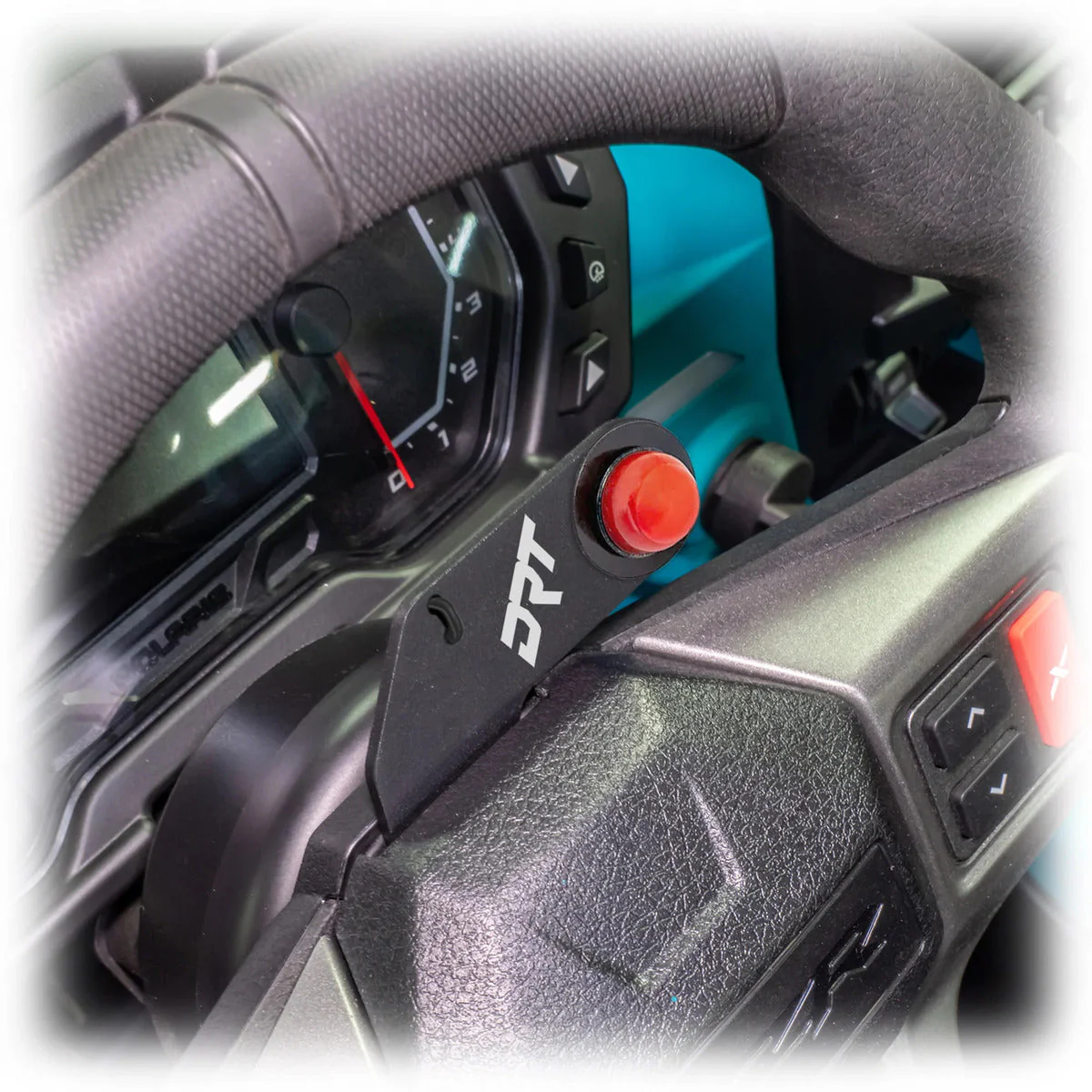 DRT '20+ Polaris RZR Pro R/Turbo R Steering Wheel Single Push-To-Talk Plate - Image 9