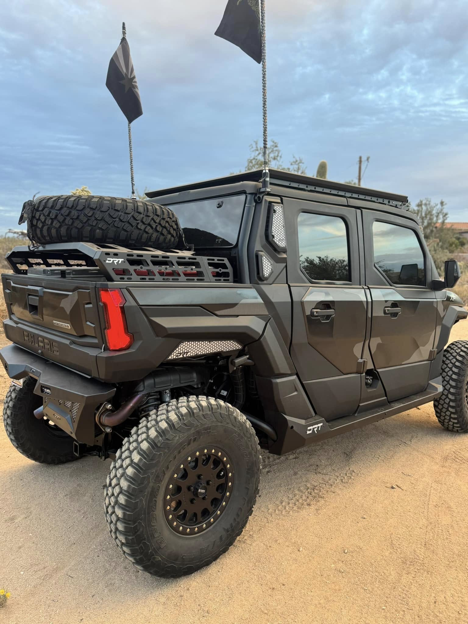 2024+ Polaris Xpedition Chase Rack & Tire Carrier System by DRT Motorsports - Image 2