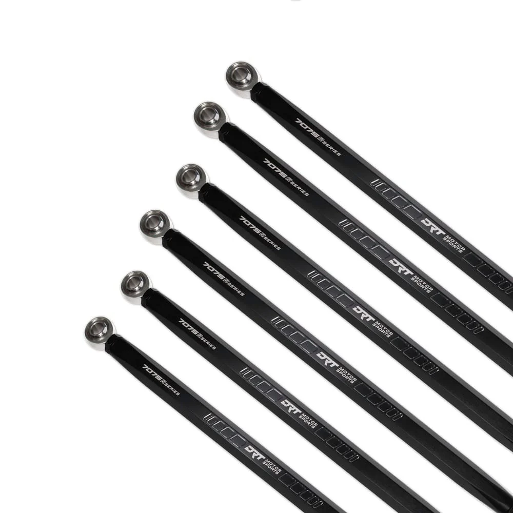 DRT '24+ Can-Am Maverick R Billet Aluminum Race Series 7075 XD Hex Bar Radius Rod Set - Image 3