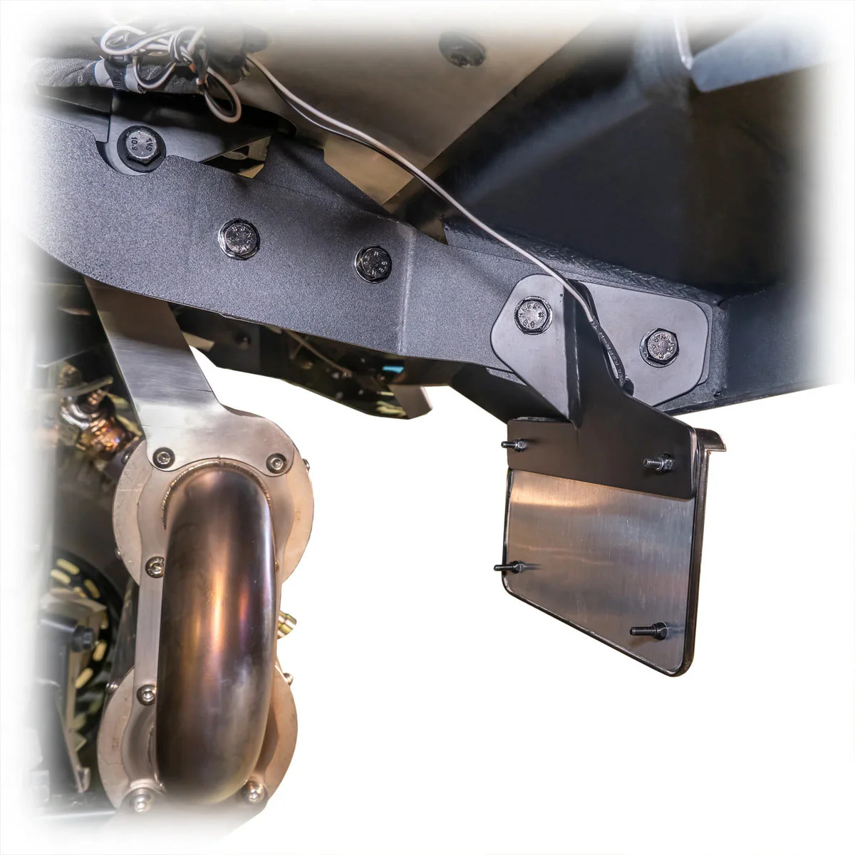 DRT '24+ Polaris Xpedition Rear Bumper License Plate Bracket - Image 5