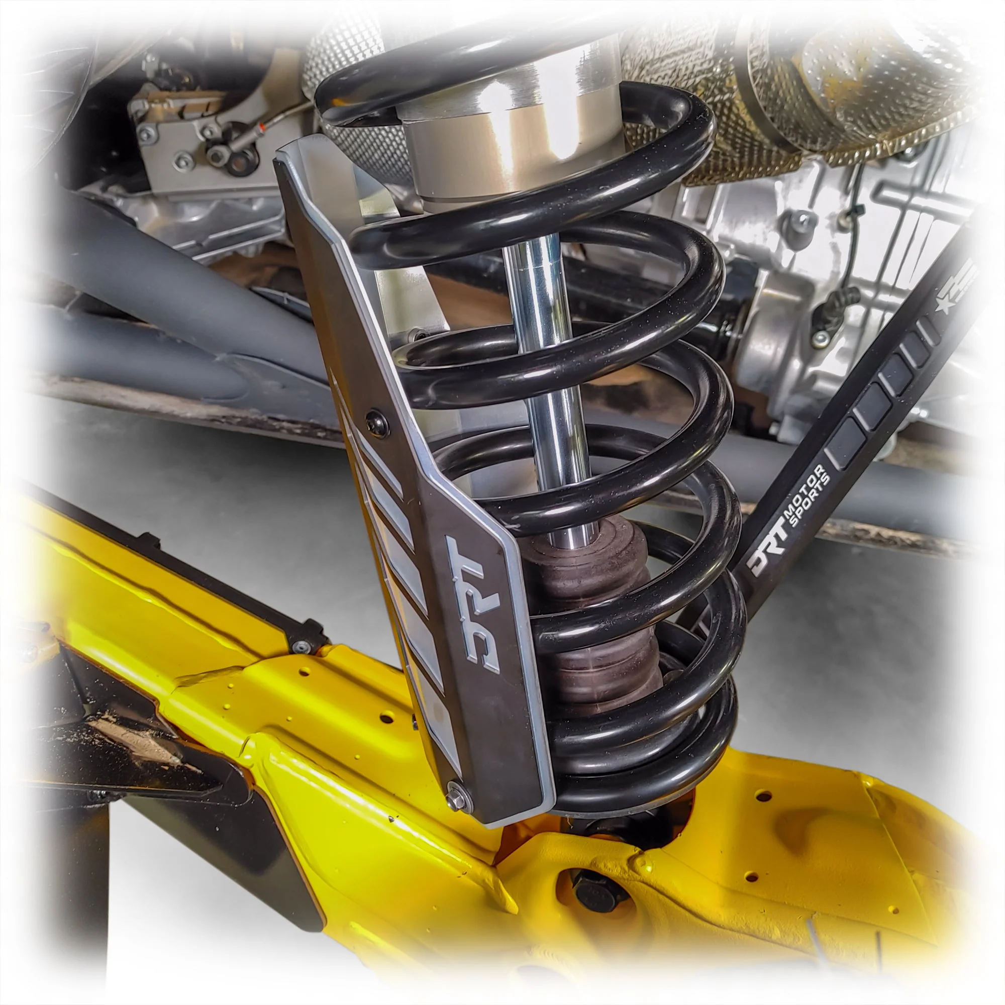 DRT Motorsports Can-Am Maverick X3/R Rear Aluminum Shock Guards - Image 4