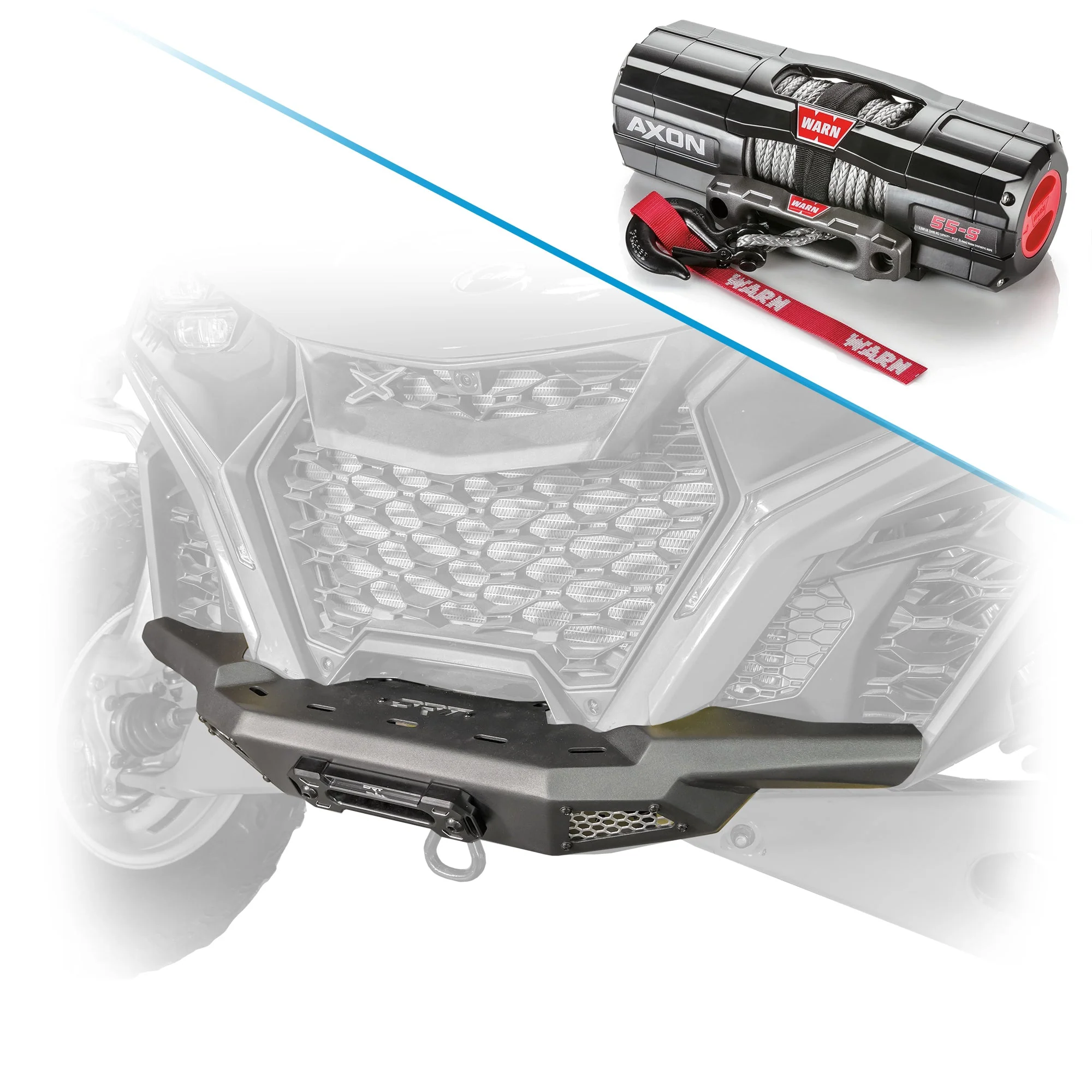 2024+ Can-Am Maverick R Front Winch Bumper | DRT Motorsports - Image 8