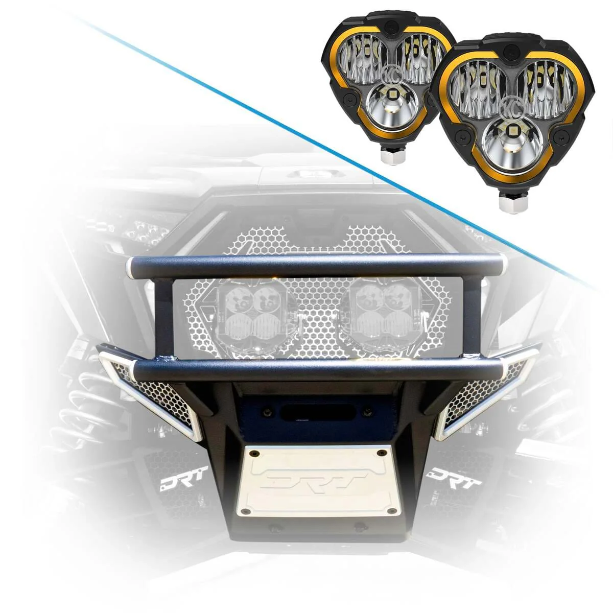 DRT Motorsports Desert Runner Winch Bumper for Polaris RZR Pro R/Pro S/Turbo R (2022+) - Image 11
