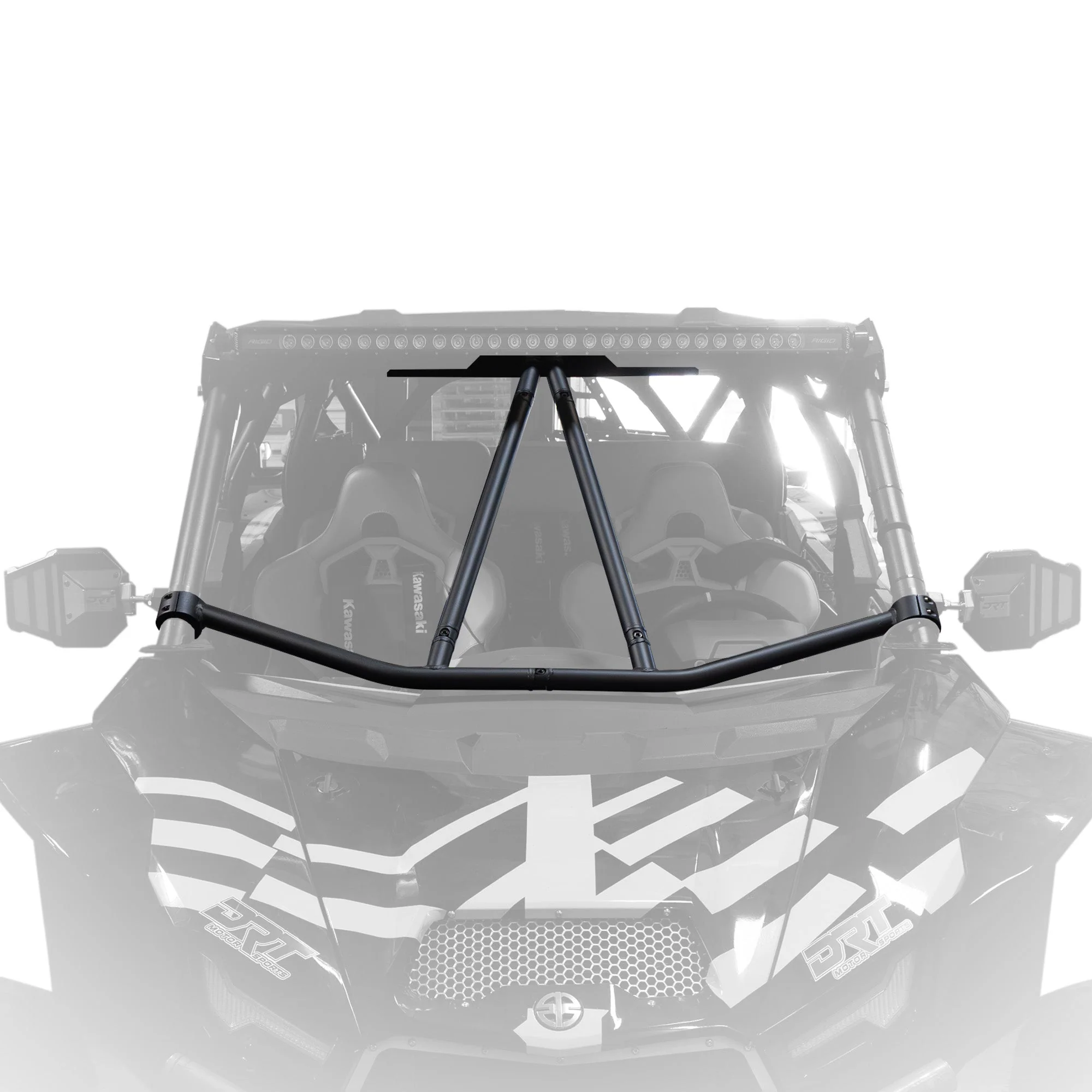 DRT Motorsports Intrusion Bar Kit for Kawasaki Teryx H2 OEM Cage - Image 2